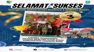 Harmoni Pelestarian Budaya, Dongkrek SMKN 1 Jiwan Sabet Juara 3 di Pekan Seni Pelajar
